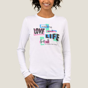 Frauenhemden mit einem farbenfrohen Design. Tri-Blend Shirt