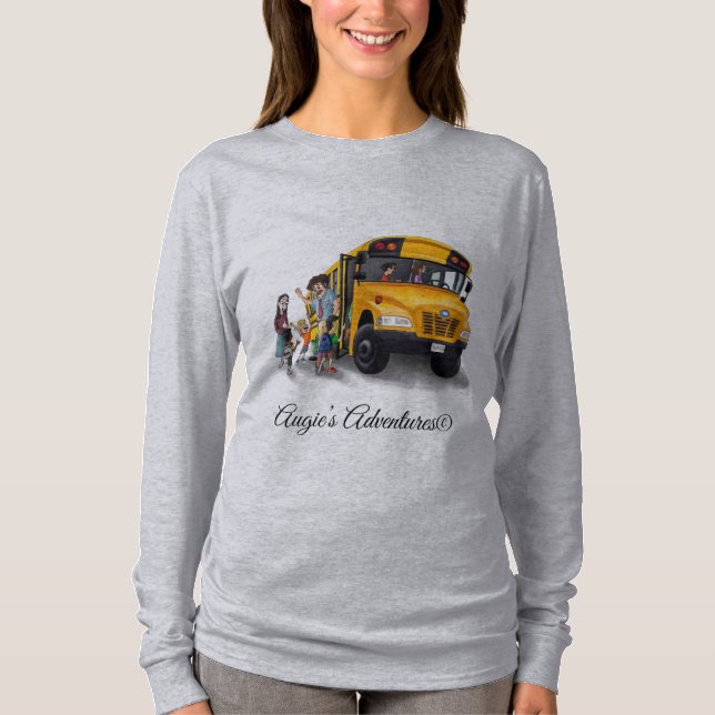 Frauenhemdspass!   Zurück zum Schulbus-Bild.  T-Shirt (Vorderseite)