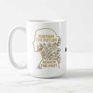 Frauenhistorienmonat Öko-Feministin Nachhaltige Zu Kaffeetasse