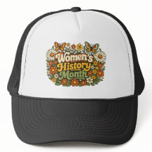 Frauenhistorikmonat Retro 70er Jahre Floral Groovy