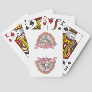 Frauenkarte Spielkarten