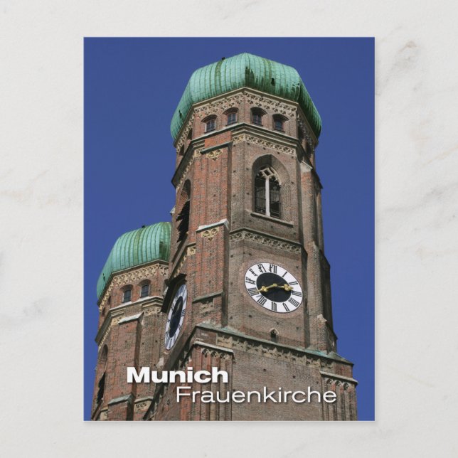 Frauenkirche in München, Bayern Postkarte (Vorderseite)