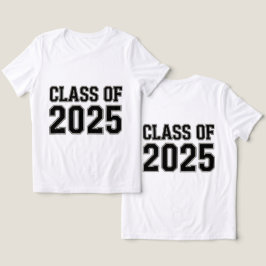 Frauenklasse 2025 weiß Tri-Blend shirt
