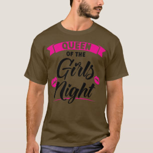 Frauenkönigin der Mädchennacht Party Damen Braut T-Shirt