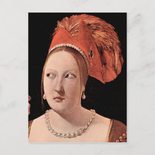 Frauenkopf von Georges de La Tour Postkarte