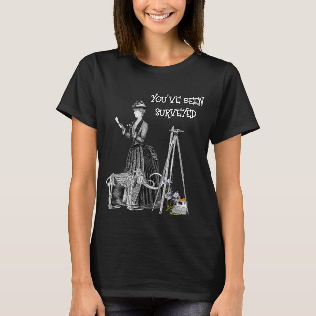 FRAUENLANDÜBERWACHUNG WESTERN VINTAG T-Shirt (Vorderseite)