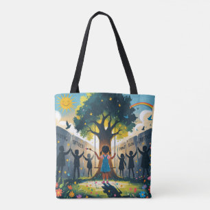 Frauenleggings bedeckte Kindertraeume Tasche