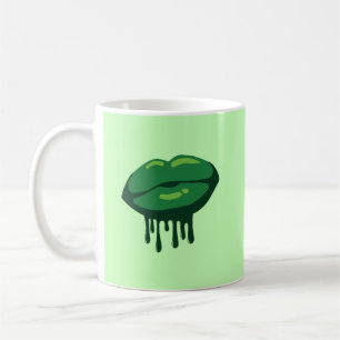 Frauenlippen St. Patrick's Day Design-66678 Kaffeetasse