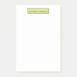 Frauenlogo Grün PERSONALISIERT BERUFLICH Post-it Klebezettel