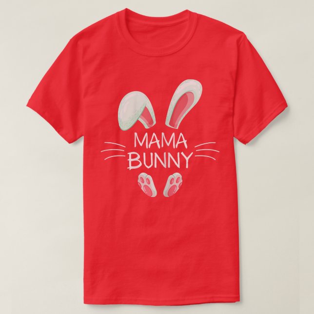 Frauenlustige Osterkostüme, die Niedlich Mama zusa T-Shirt (Design vorne)