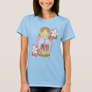Frauenmädchen, farbig T-Shirt