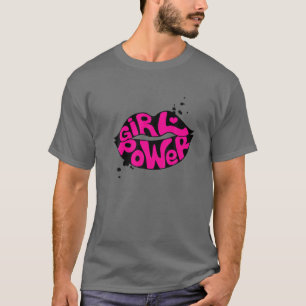 Frauenmädchen Motivierend Zitate Girl Power Graph T-Shirt