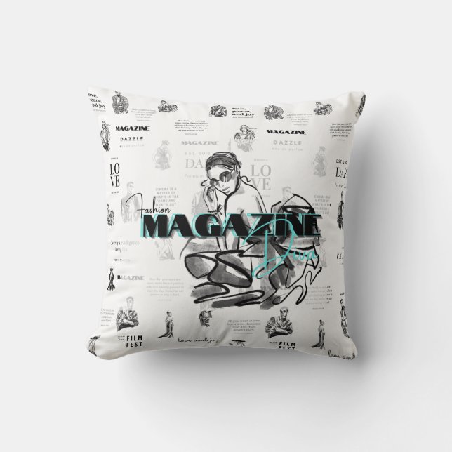 Frauenmagazin Kissen (Vorderseite)