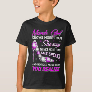 Frauenmarsch Mädchen Lustige Fakten Zitat Weiß Meh T-Shirt