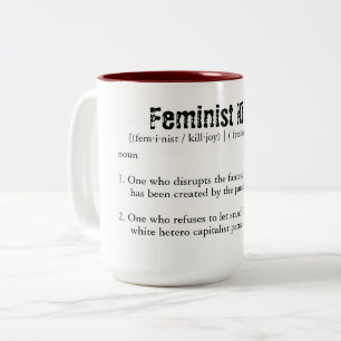 Frauenmord Zweifarbige Tasse