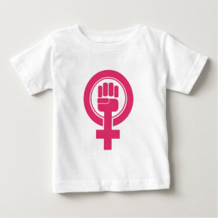 Frauennester-Resist-Symbol Baby T-shirt
