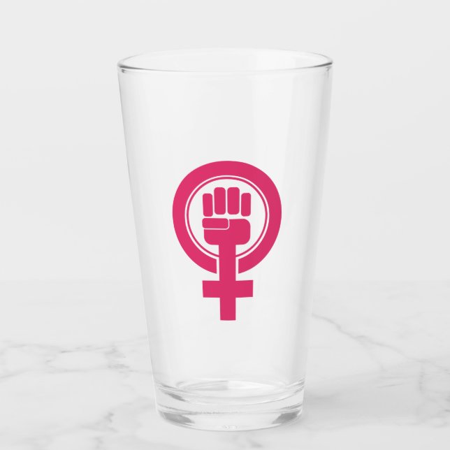 Frauennester-Resist-Symbol Glas (Vorderseite)