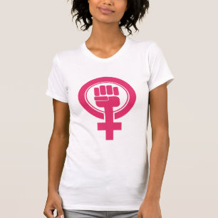 Frauennester-Resist-Symbol T-Shirt