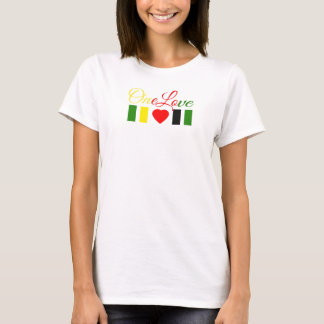 Frauenoberseite "Eine Liebe" T-Shirt