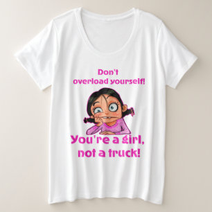 Frauenoberseite Große Größe T-Shirt