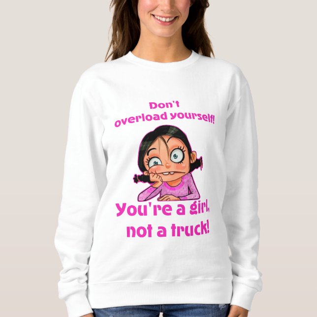 Frauenoberseite Sweatshirt (Vorderseite)