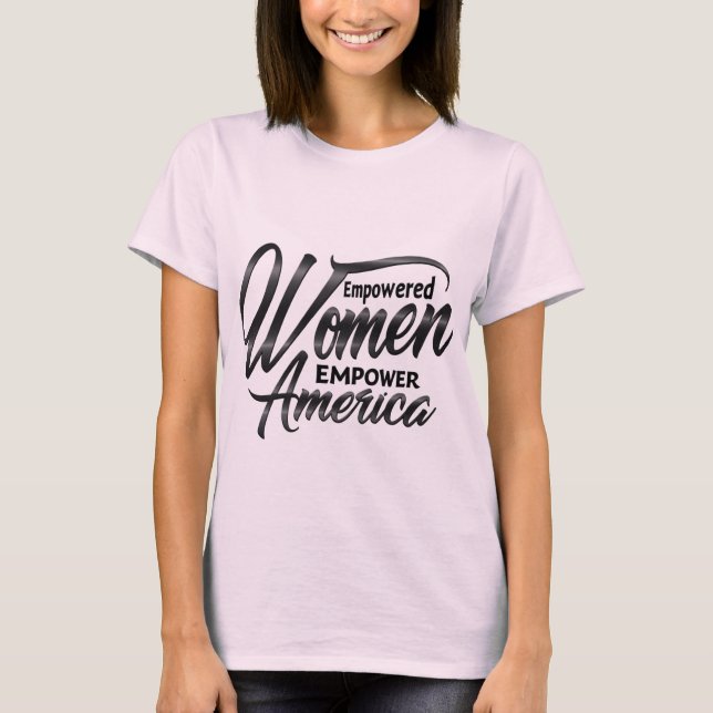 Frauenpatriotisches T-Shirt (Vorderseite)