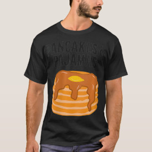 Frauenpfannkuchen und Pajamas Sleepover Morgenvorm T-Shirt