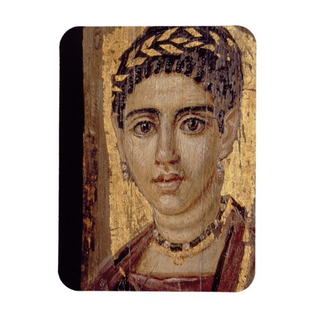 Frauenportrait, aus Fayum, Romano-Egyp Magnet (Vertikal)