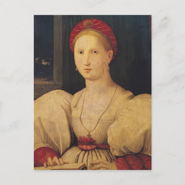 Frauenportrait Postkarte (Vorderseite)