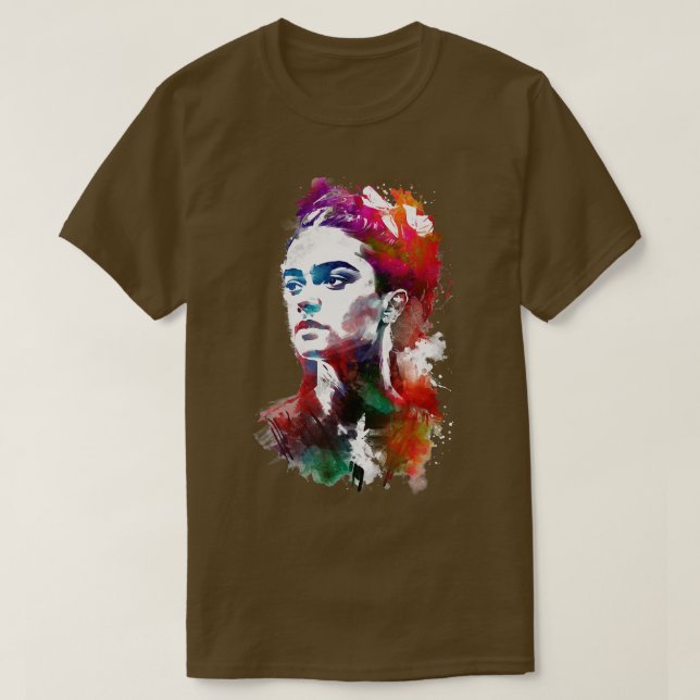 Frauenportrait T-Shirt (Design vorne)