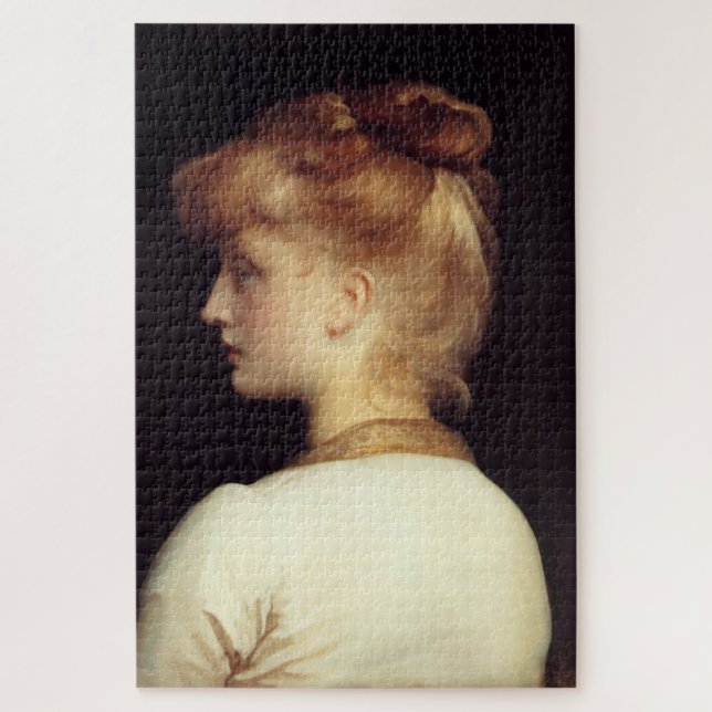 Frauenportrait von hinten (von Frederic Leighton) (Vertikal)