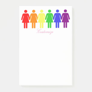 Frauenrechte 2017 LGBTQIA Thunder_Cove Post-it Klebezettel