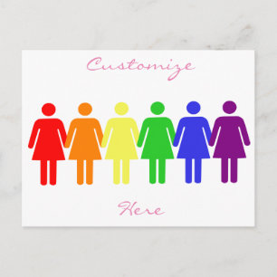 Frauenrechte 2017 LGBTQIA Thunder_Cove Postkarte
