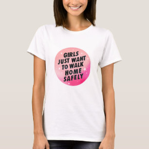 Frauenrechte - Aktivismus Rosa Zitat T-Shirt