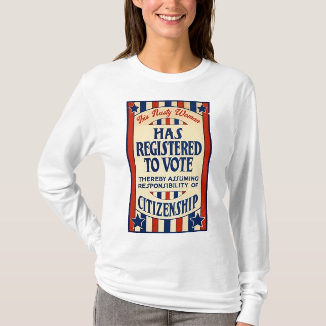 Frauenrechte bei der Abstimmung über Eklige Frauen T-Shirt (Vorderseite)