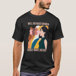Frauenrechte Ermächtigung Frauen Regenbogen Wir T-Shirt