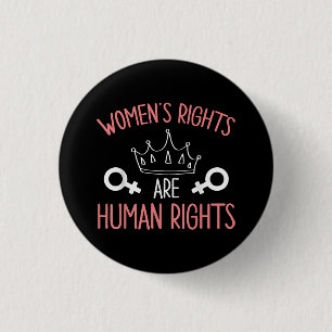 Frauenrechte Frauenrechte sind Menschenrechte Button