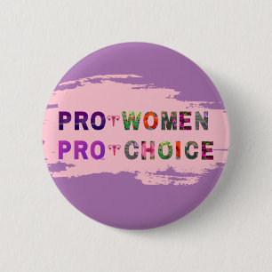 Frauenrechte Pro-Frauen-Auswahltaste Button