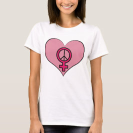 Frauenrechte Protest Herz Feministische Mütterscha T-Shirt