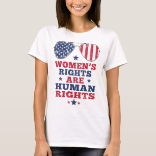 Frauenrechte sind die amerikanische Fahne der Mens T-Shirt