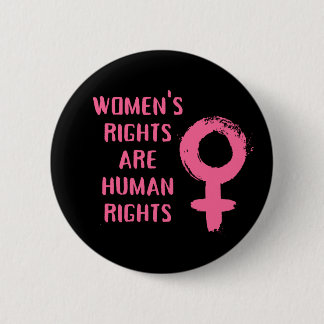 Frauenrechte sind Menschenrechte Button