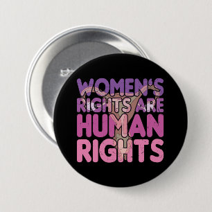 Frauenrechte sind Menschenrechte Pro-Wahl Button