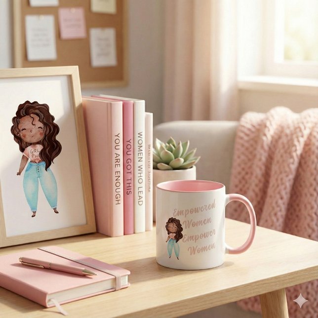 Frauenrechte stärken Tasse (Empower someone special with this, "Empowered Women Empower Women" mug! )