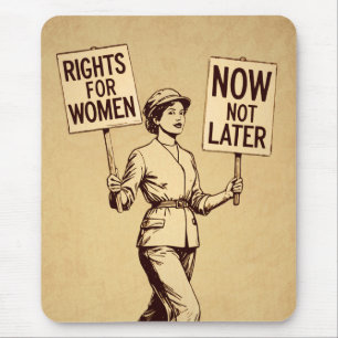 Frauenrechte, Vintage feministische Suffragette Ar Mousepad