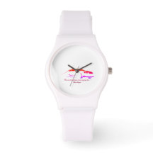 Frauenschau: Sporty White Silicon Watch
