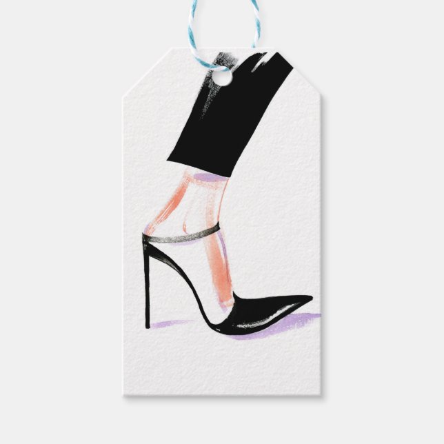 Frauenschuhe Geschenkanhänger (Vorderseite)
