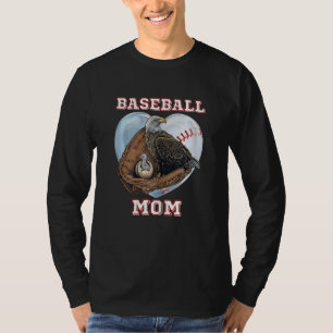 Frauensport in der Natur Weißkopfseeadler Familie  T-Shirt