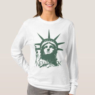 Frauenstatue des New Yorker Shirts des T - Shirt d