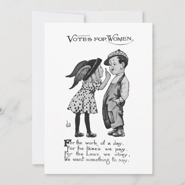 Frauenstimmen Einladung (Vorderseite)