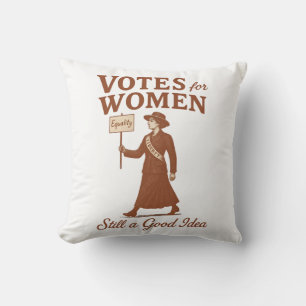 Frauenstimmen, Vintage Suffragetart Kissen